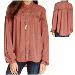 Free People Every Day Every Girl blouse, small